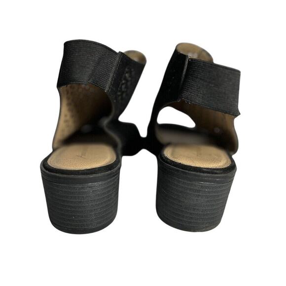 American Eagle Black Slingback Mesh Sandal 9.5w - Picture 7 of 14